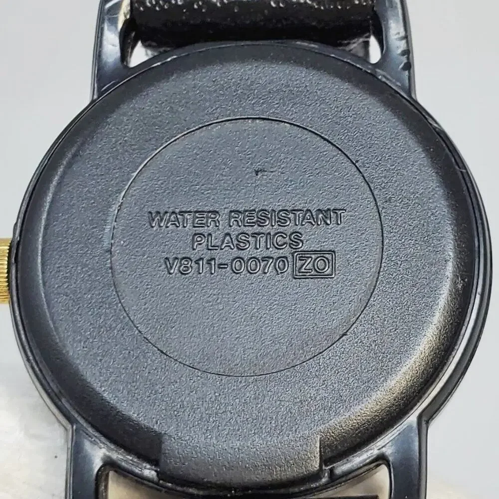 Vintage Disney X Lorus Mickey Mouse Black Plastic Watch